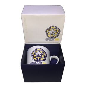 Disney Parks Epcot Starbucks Coffee Mug Limited 35th Anniversary Edition New